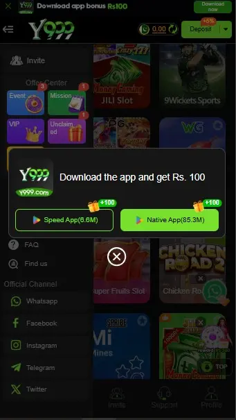 Y999 Game App